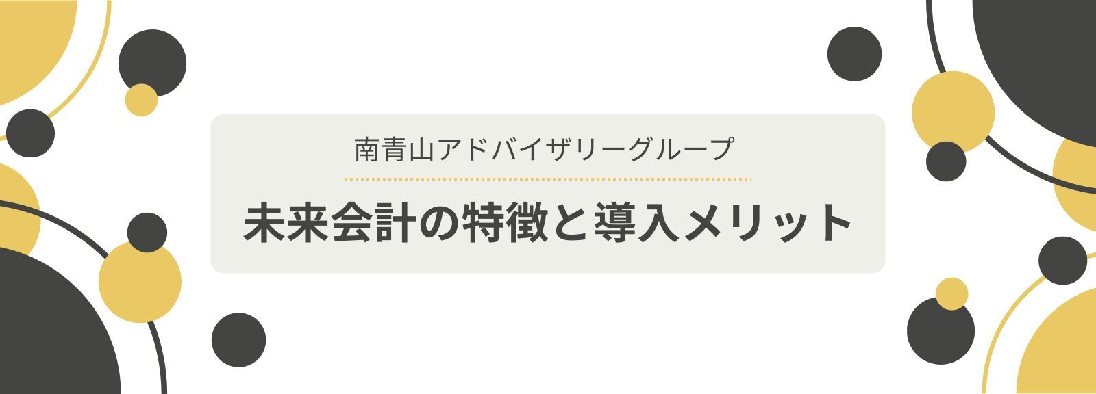南青山アドバイザリーグループの「未来会計」